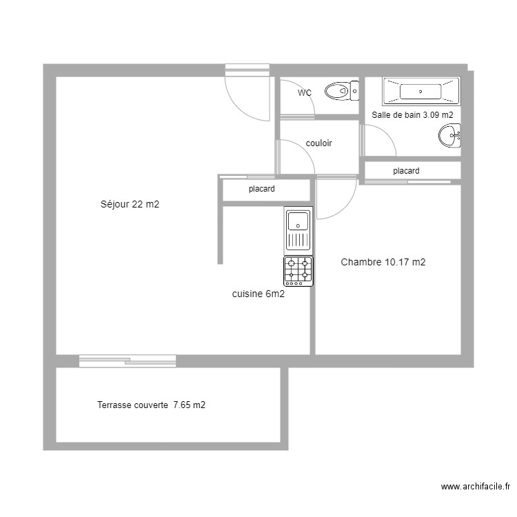 Appartement Plancke Masseube ok. Plan de 0 pièce et 0 m2