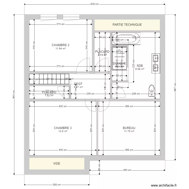 HERESBACH ETAGE. Plan de 