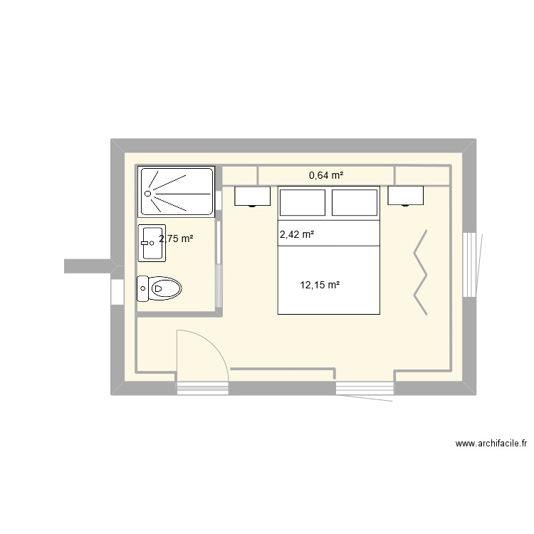 Annexe. Plan de 4 pièces et 18 m2