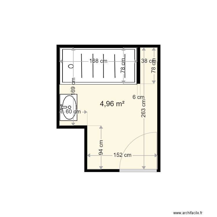 SPRANGHERS JACQUES . Plan de 1 pièce et 5 m2