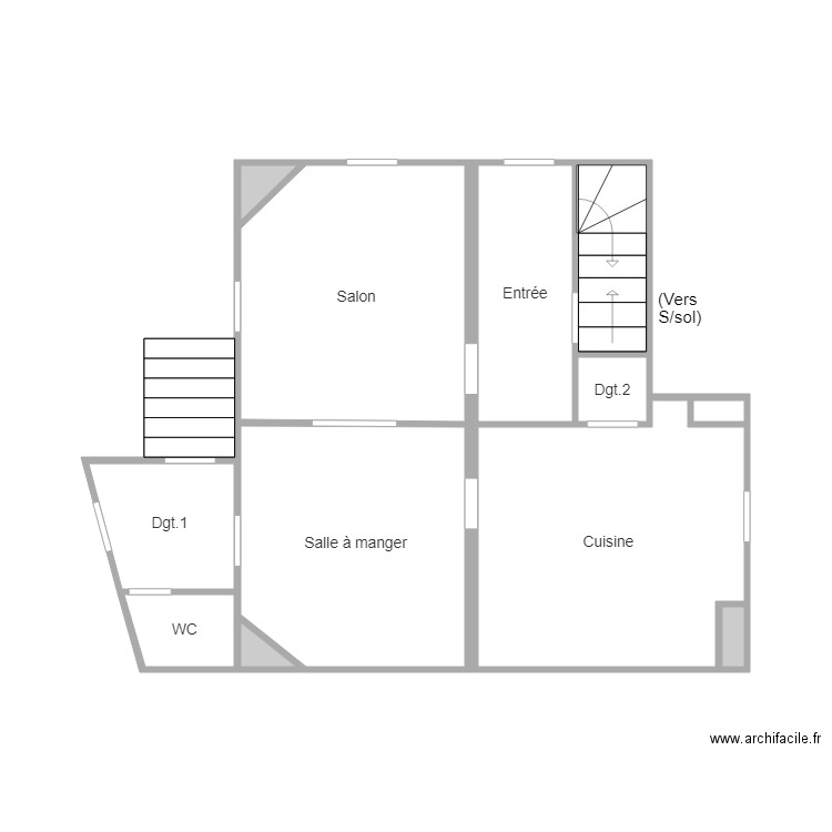 LAJOIE RDC. Plan de 0 pièce et 0 m2