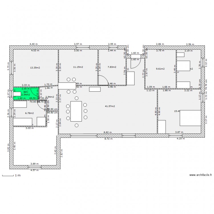 plan BBC 1ER juillet. Plan de 0 pièce et 0 m2