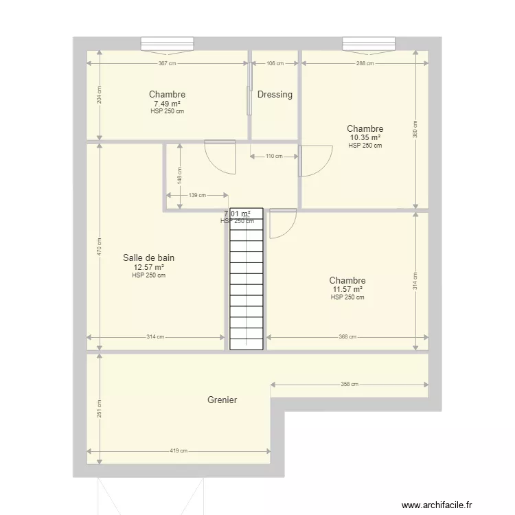 CHAIZE YOHAN. Plan de 