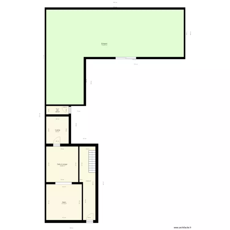 trezignies 35 a Rdc. Plan de trezignies 35 a Rdc. Plan de