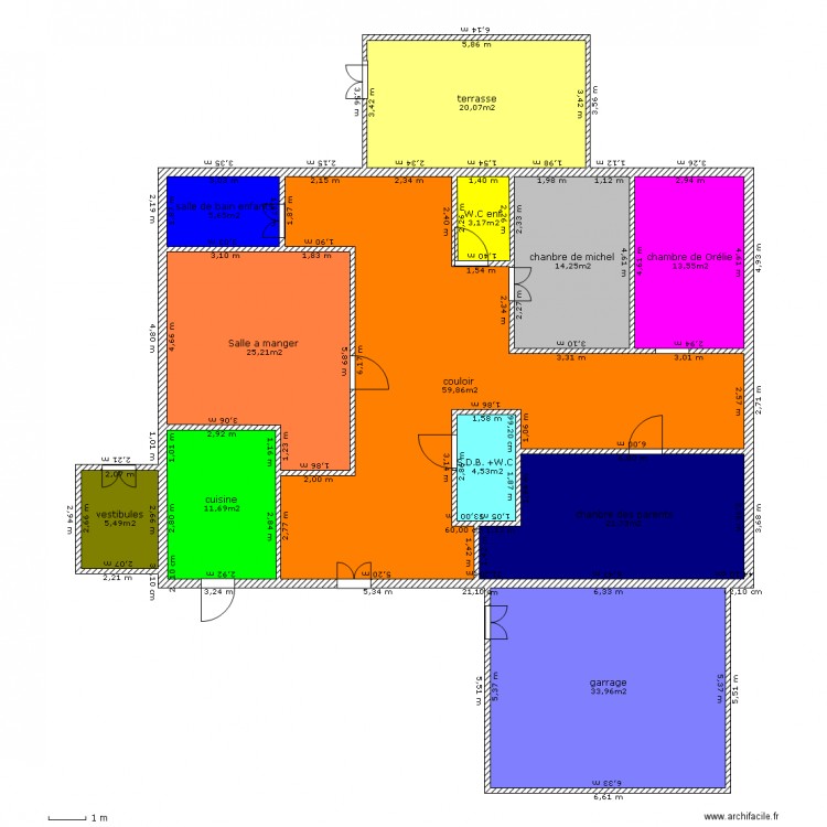 Martin Florianne 5 eme  G monsienr fonchon. Plan de 0 pièce et 0 m2