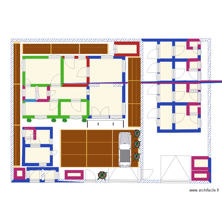 plan modifier. Plan de 0 pièce et 0 m2