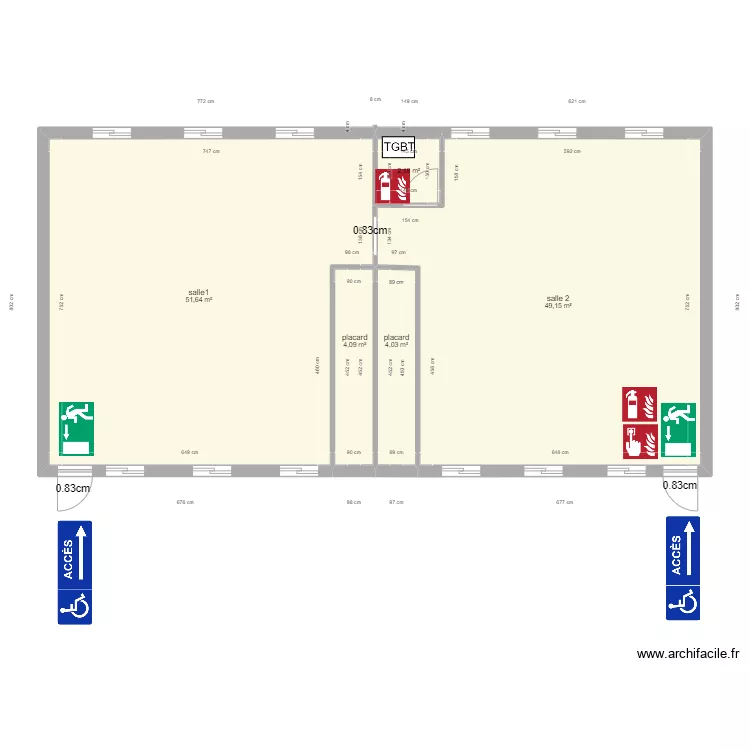 local maquette 2. Plan de 0 pièce et 0 m2