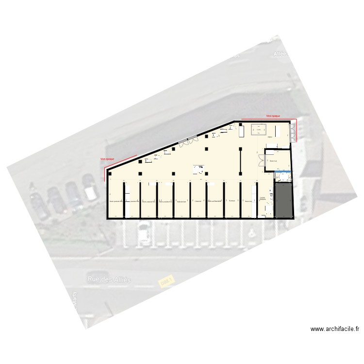 Magasin Saint Etienne. Plan de 0 pièce et 0 m2