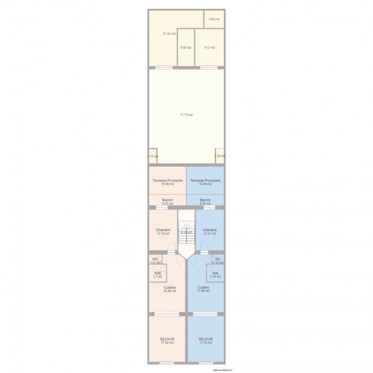 clemenceau premier. Plan de 0 pièce et 0 m2