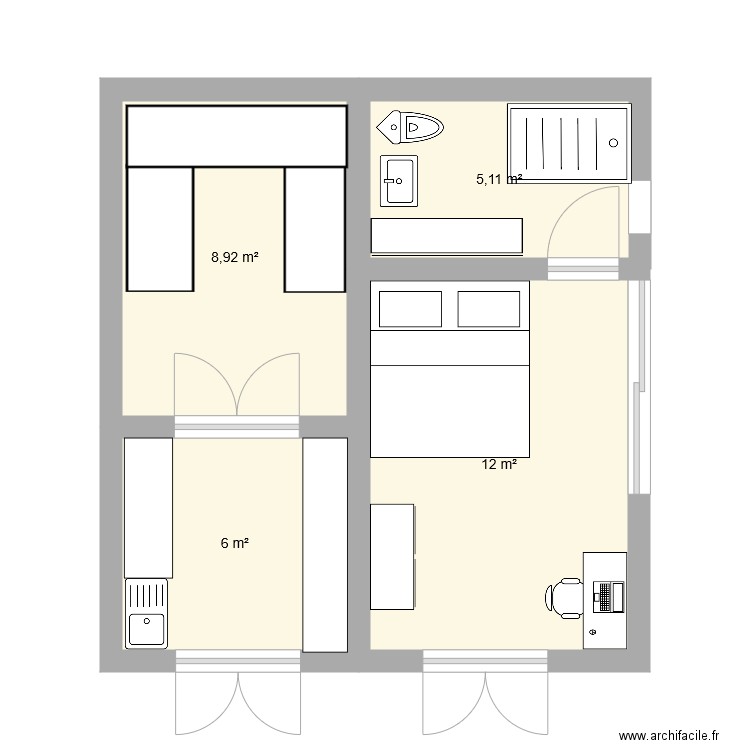 noutcaseannexeV1. Plan de 0 pièce et 0 m2