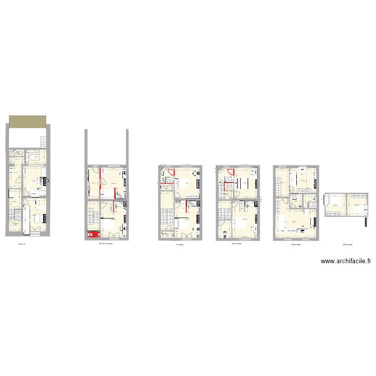 Av Albert New v4. Plan de 29 pièces et 279 m2