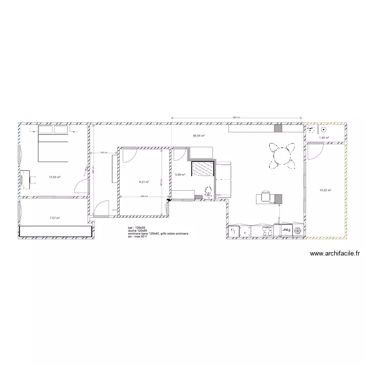 Granada 15 agua. Plan de 