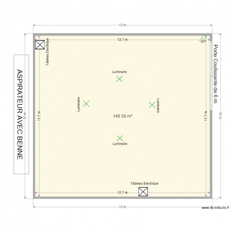 ATELIER MENUISERIE SANS MACHINE . Plan de 0 pièce et 0 m2