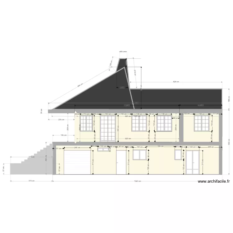 Charnay Face Est. Plan de 