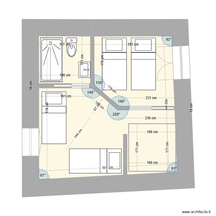 Bergerie ET0-1.3 fini. Plan de 0 pièce et 0 m2