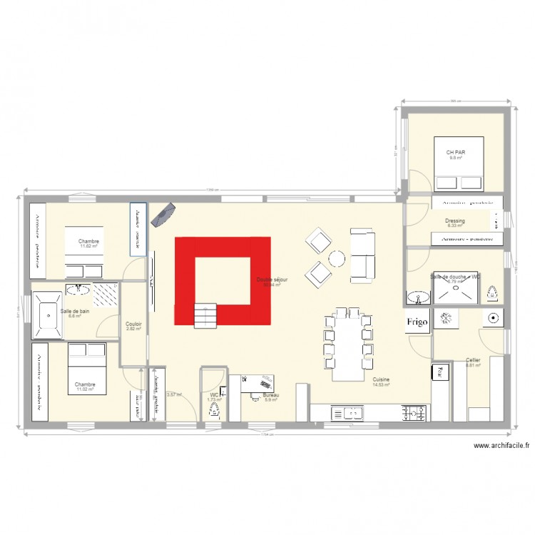 987. Plan de 0 pièce et 0 m2