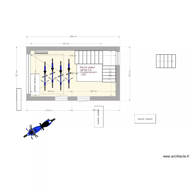 garagegetssamescdroit. Plan de 