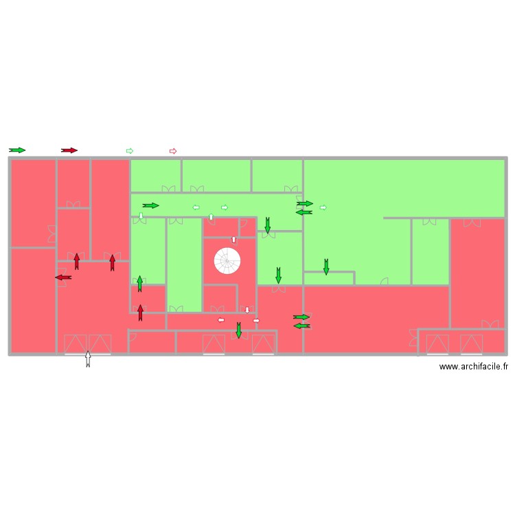 Plan elior. Plan de 27 pièces et 1131 m2