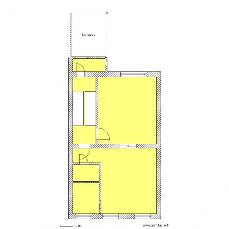 jourdan.etage 2. Plan de 0 pièce et 0 m2