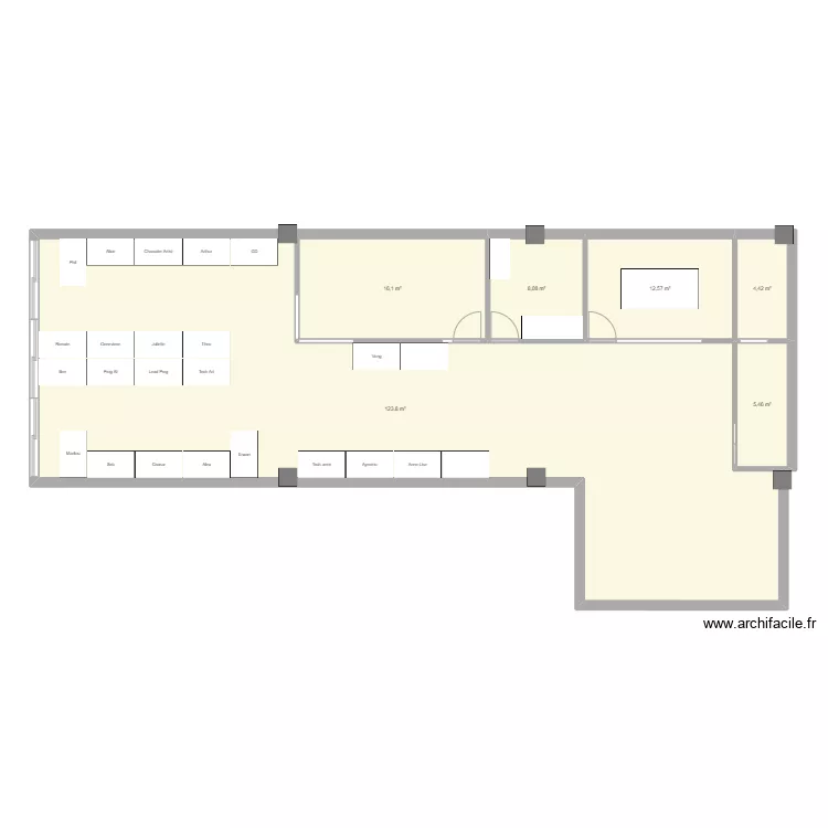 Bureau_partag&eacute;. Plan de 