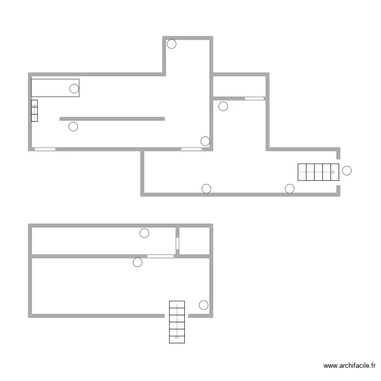Boulangerie precigne. Plan de 
