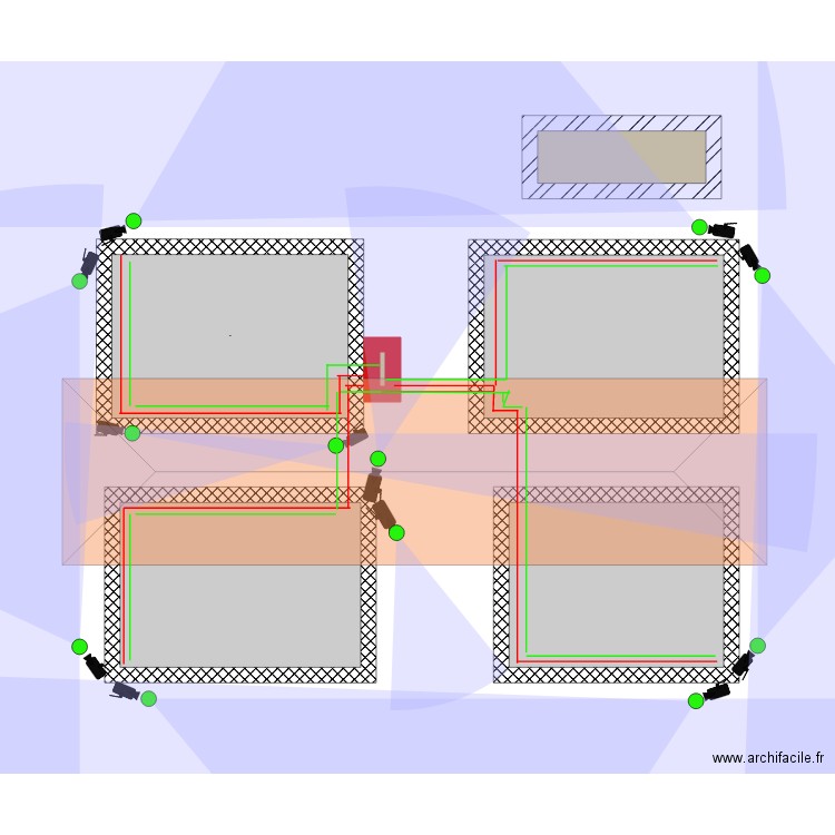 camer. Plan de 0 pièce et 0 m2