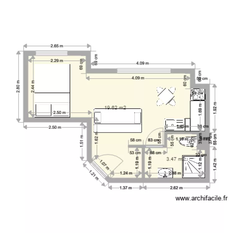 Kot Marie. Plan de Kot Marie. Plan de