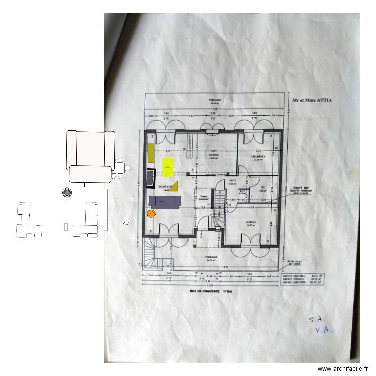 RDC 4. Plan de 0 pièce et 0 m2