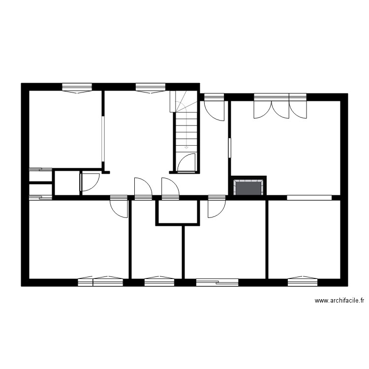 SOARE 1. Plan de 16 pièces et 170 m2