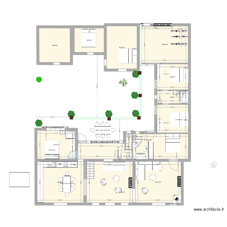 Noirmout 12 Ch parents 1. Plan de 0 pièce et 0 m2