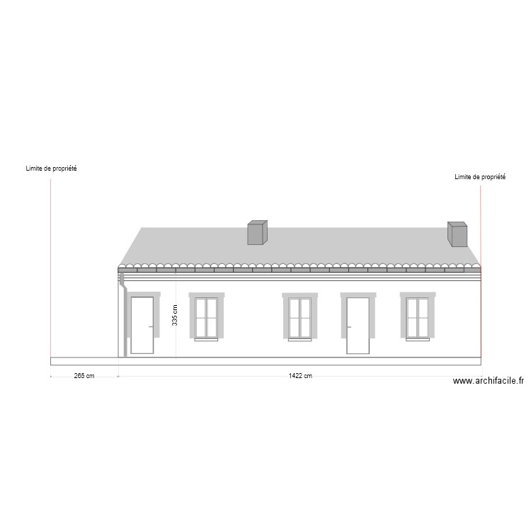 Facade v3. Plan de 0 pièce et 0 m2