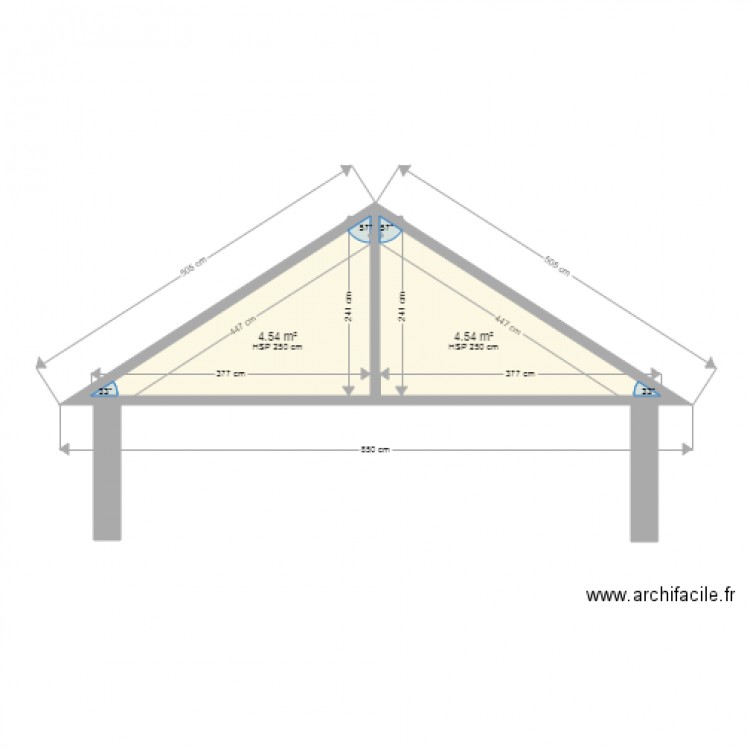 0669 toiture. Plan de 0 pièce et 0 m2