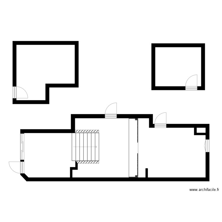 SNACK GARE S G B R HOUILLES. Plan de 0 pièce et 0 m2