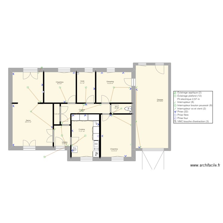 Maison M² ok. Plan de 0 pièce et 0 m2