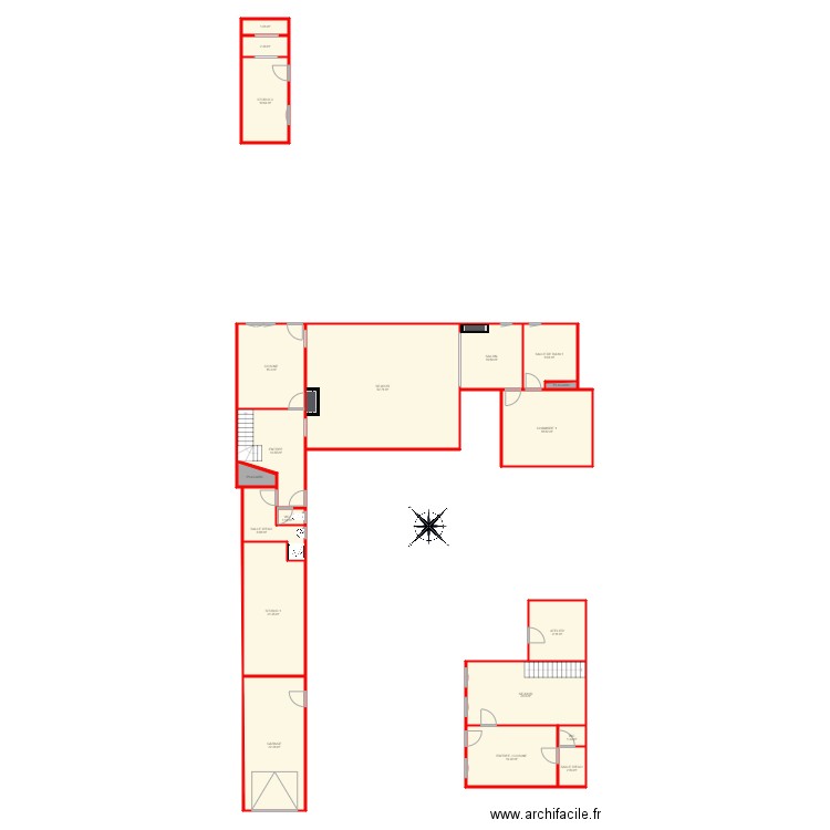 BI 1820 NIVEAU 1. Plan de 0 pièce et 0 m2