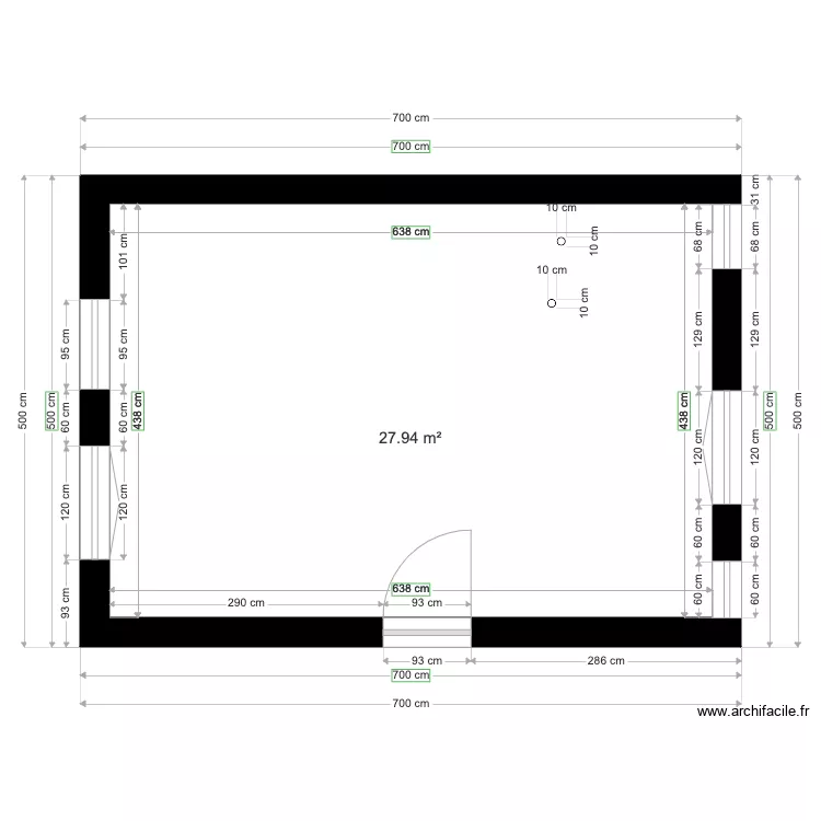 RDC brute . Plan de RDC brute . Plan de