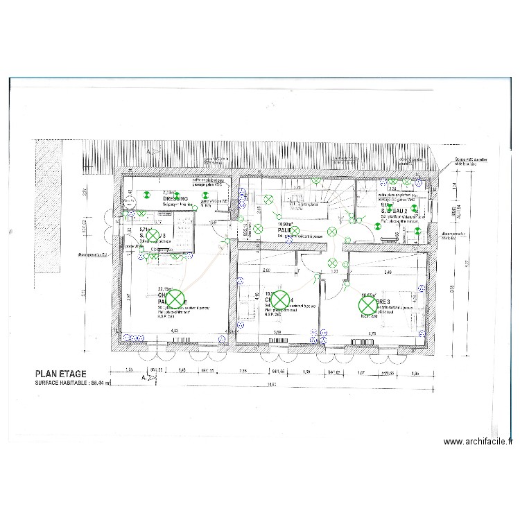 FURT ETG. Plan de 0 pièce et 0 m2