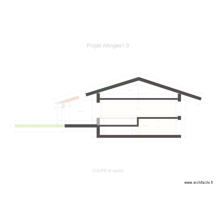 coupe Allinges 14. Plan de 0 pièce et 0 m2