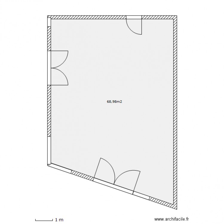 Plan Danier Mayer avnt travaux. Plan de 0 pièce et 0 m2