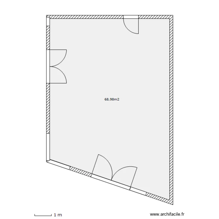 Plan Danier Mayer avnt travaux. Plan de 