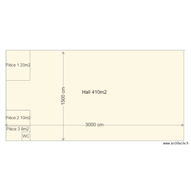 Hall Seraing. Plan de 0 pièce et 0 m2