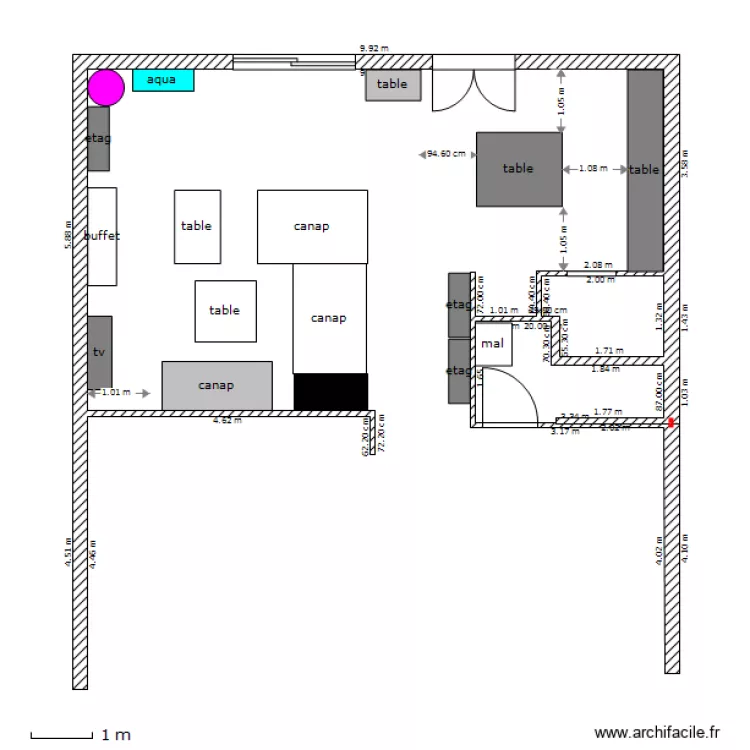maison. Plan de maison. Plan de