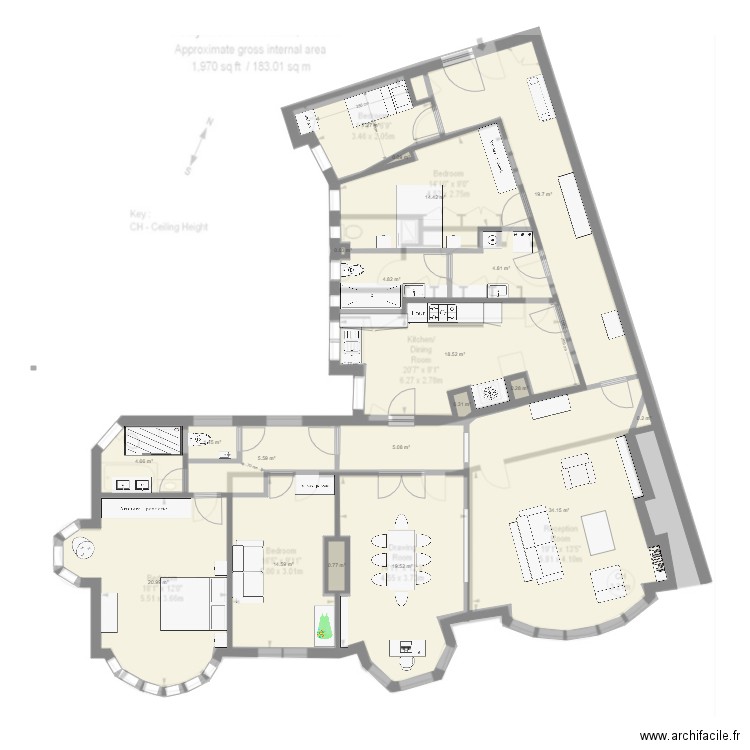 FitzJames 24. Plan de 0 pièce et 0 m2