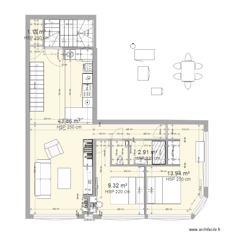 plan  cathedrale sens et 3 option 2. Plan de 0 pièce et 0 m2