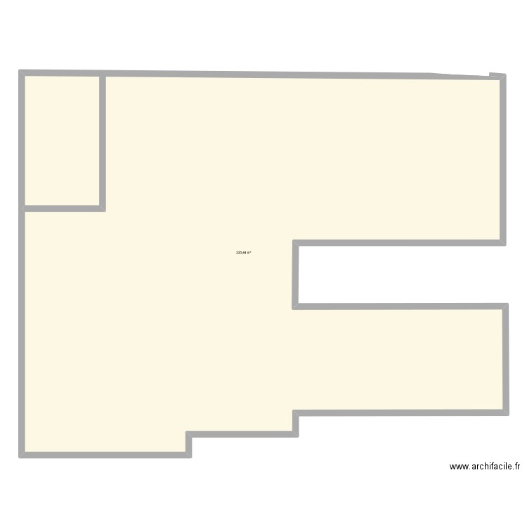 MAISON. Plan de 1 pièce et 335 m2