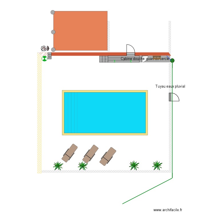 Plan PISCINE. Plan de 0 pièce et 0 m2