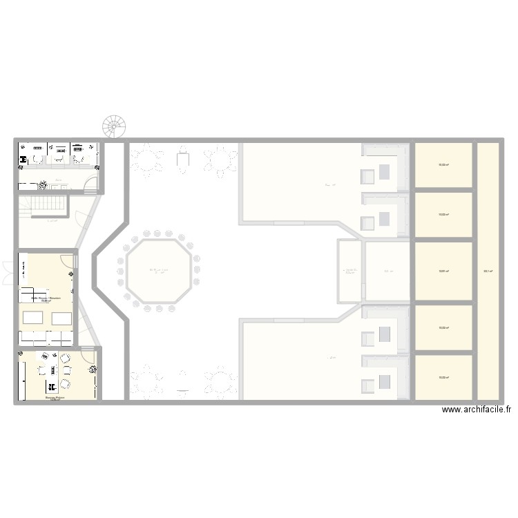 V2 Boite de Nuit . Plan de 0 pièce et 0 m2