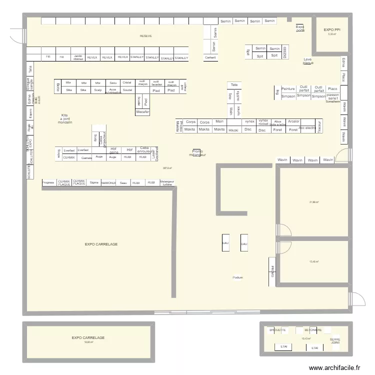 carpentrat. Plan de 