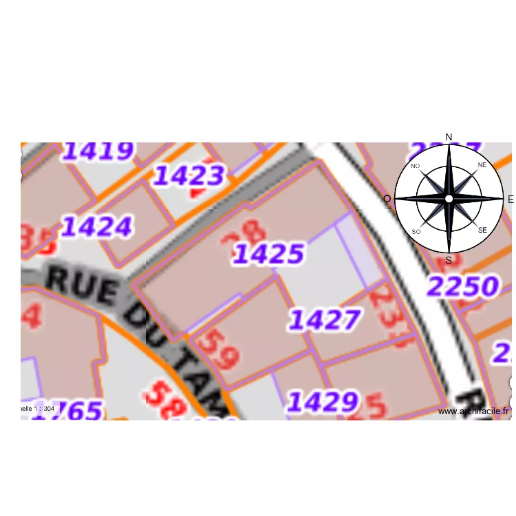 Plan de Masse Herriot. Plan de 