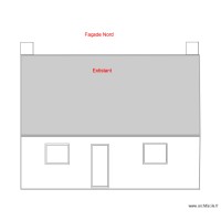 Façade Nord projet DP